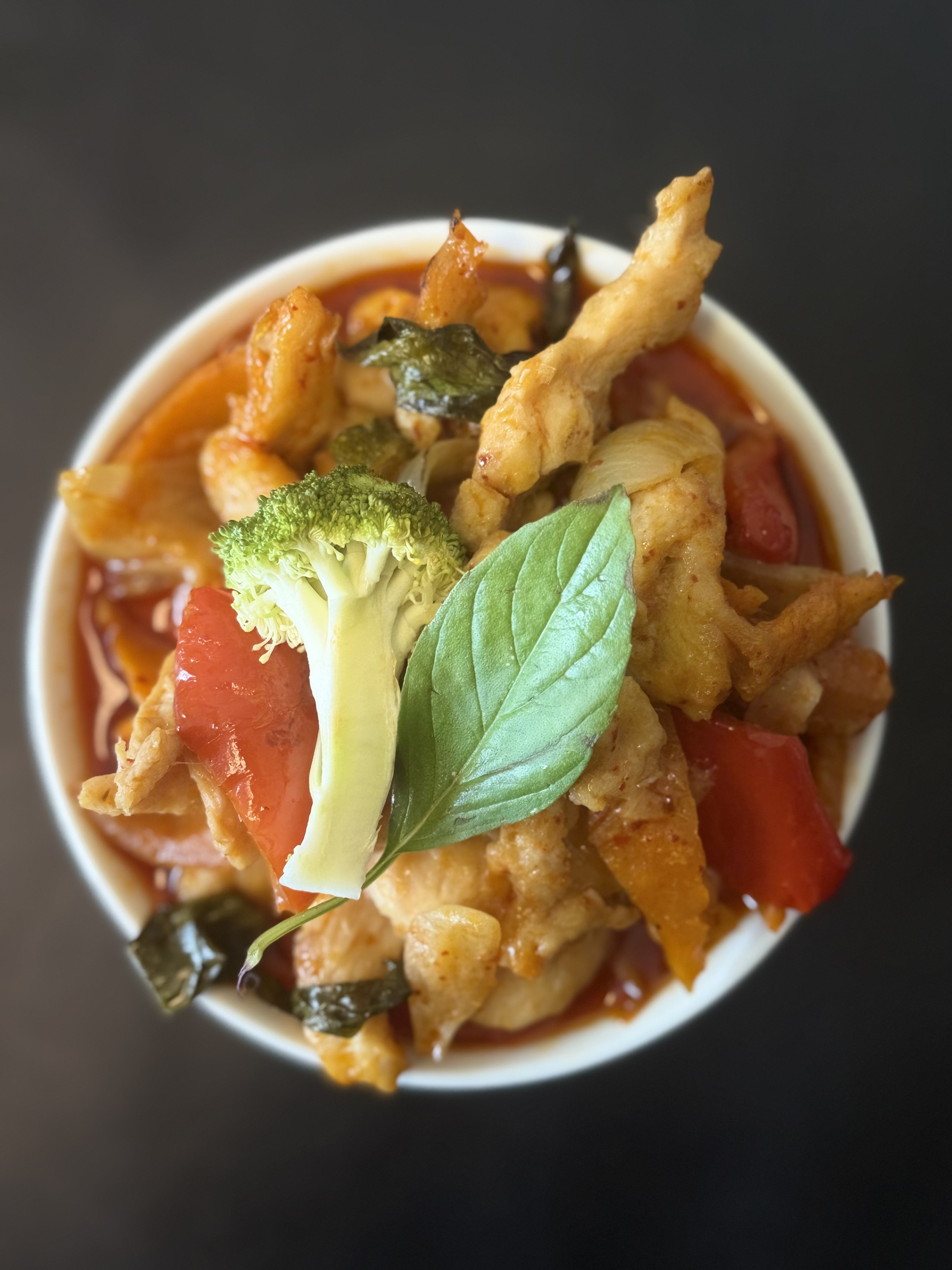 Wokad kycklingfilé med thai röd curry 🌶️🌶️